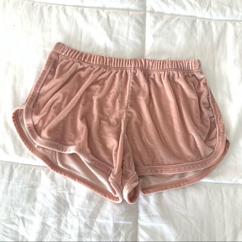 Velvet shorts